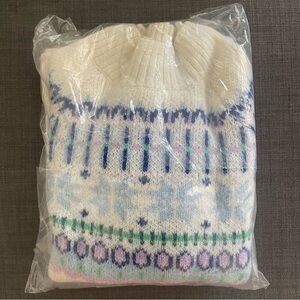 Old Navy Holiday Print Mock Neck Sweater